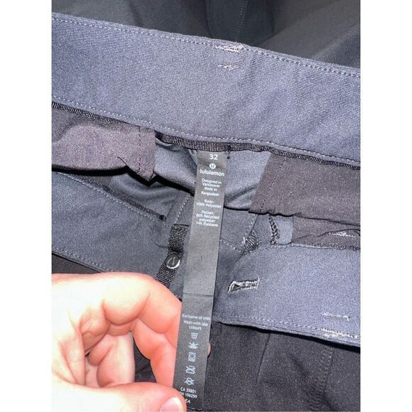 Lululemon Commission Pant Slim 34" Melanite 32 - Picture 6 of 7